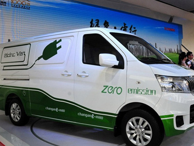 New energy and the "logistics vehicle" touch a spark electric logistics vehicles to upstart