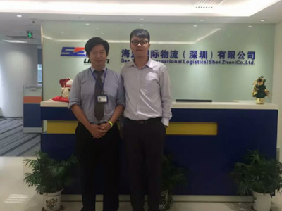 May 17 visit to freight forwarding alliance-Shenzhen Sea UNITA international