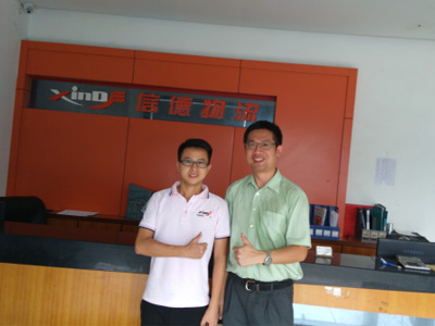 July 12 visit Dingshun logistics and Xinde logistics