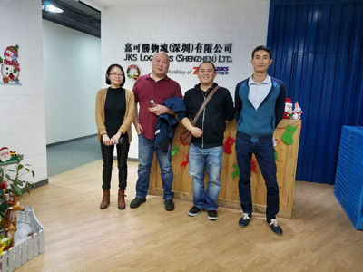 To visit members of the alliance Jiasheng Logistics