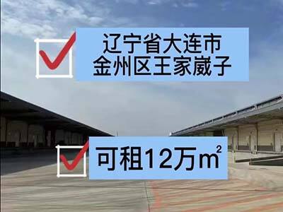 遼寧大連金州區(qū)有140000平米普通倉庫純租/托管 (225播放)