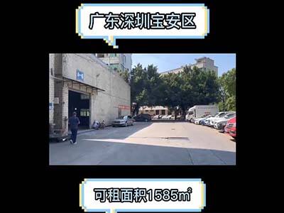 廣東深圳寶安區(qū)有1585平米普通倉庫純租 (3696播放)